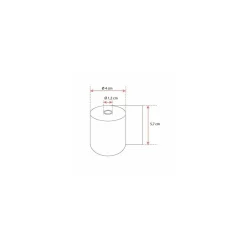 Papier thermique carte bancaire 5,7 x 4 x 1,2 cm - par 10