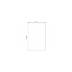 Papier thermoscellable noir 60 g/m² feuilles 50 x 33 cm - par 10 kg