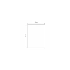 Papier thermoscellable noir 60 g/m² feuilles 33 x 25 cm - par 10 kg