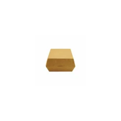 Petite boîte hamburger kraft brun 9,8 x 9,8 x 7 cm - par 450