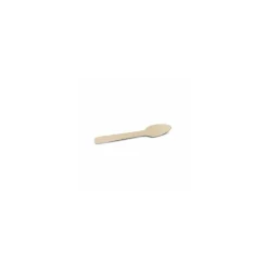 Petite cuillère jetable en bois 11 cm - par 100