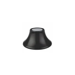 Pied Frida mélamine bois/noir H. 8 cm