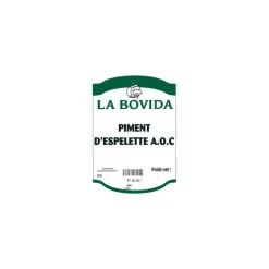 Piment d'Espelette A.O.C. pulvérisé - par 250 g