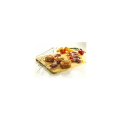 Pique à brochette plate inox 25 cm - par 200