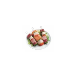 Pique à brochette plate inox 25 cm - par 200