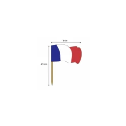 Pique drapeau France 65 mm - par 144