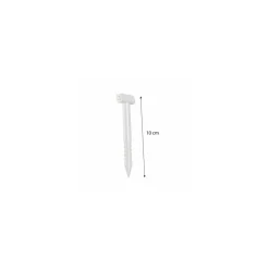 Pique large blanc 10 cm pour étiquette Edikio - par 25