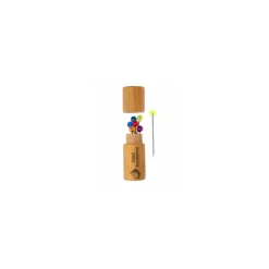 Piques bigorneaux couleur avec fourreau bois - par 6