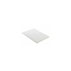 Planche de découpe PEHD blanc 200 x 60 x 2,5 cm