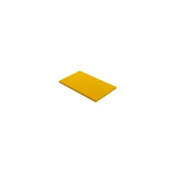 Planche de découpe PEHD jaune 40 x 30 x 2 cm