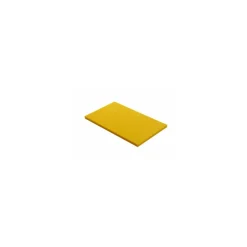 Planche de découpe PEHD jaune 50 x 30 x 2 cm