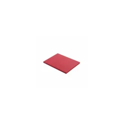 Planche de découpe PEHD rouge 40 x 30 x 2 cm