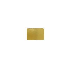 Plaque angles arrondis or/noir 750 g 180 x 240 mm - par 25