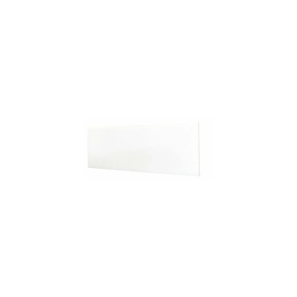Plaque blanche PEHD 90 x 33 x 2,5 cm