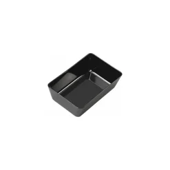 Plat ABS noir 22 x 14,5 x 7 cm