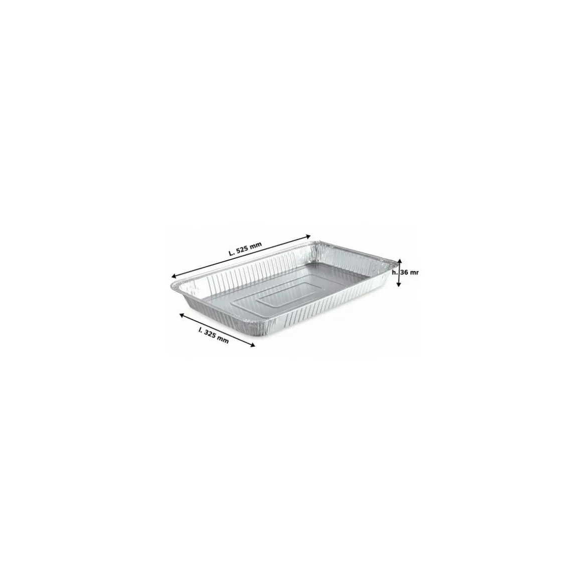 Plat aluminium GN 1/1 5000 ml - par 50