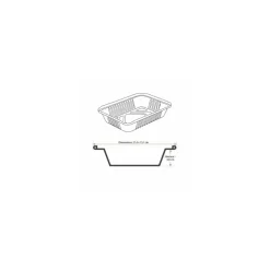 Plat aluminium refermable 930 ml (BO900) - par 100