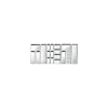 Plat angles arrondis inox 44 x 27 x 2 cm