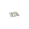 Plat angles arrondis inox 55 x 22 x 4 cm