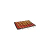 Plat black & claret mélamine 21 x 14,3 x 2 cm