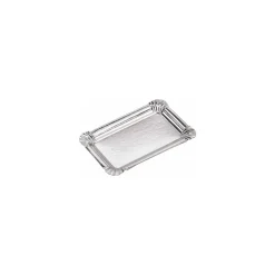 Plateau à ballotine argent 220 x 150 mm - par 100