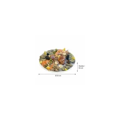 Plateau de fruits de mer bagasse ø 35 cm - par 50