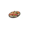 Plateau fruits de mer ovale noir 70 x 40 cm - par 25