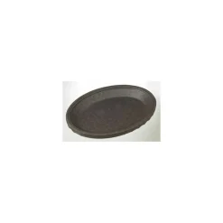 Plateau fruits de mer ovale noir 49 x 35 cm - par 30