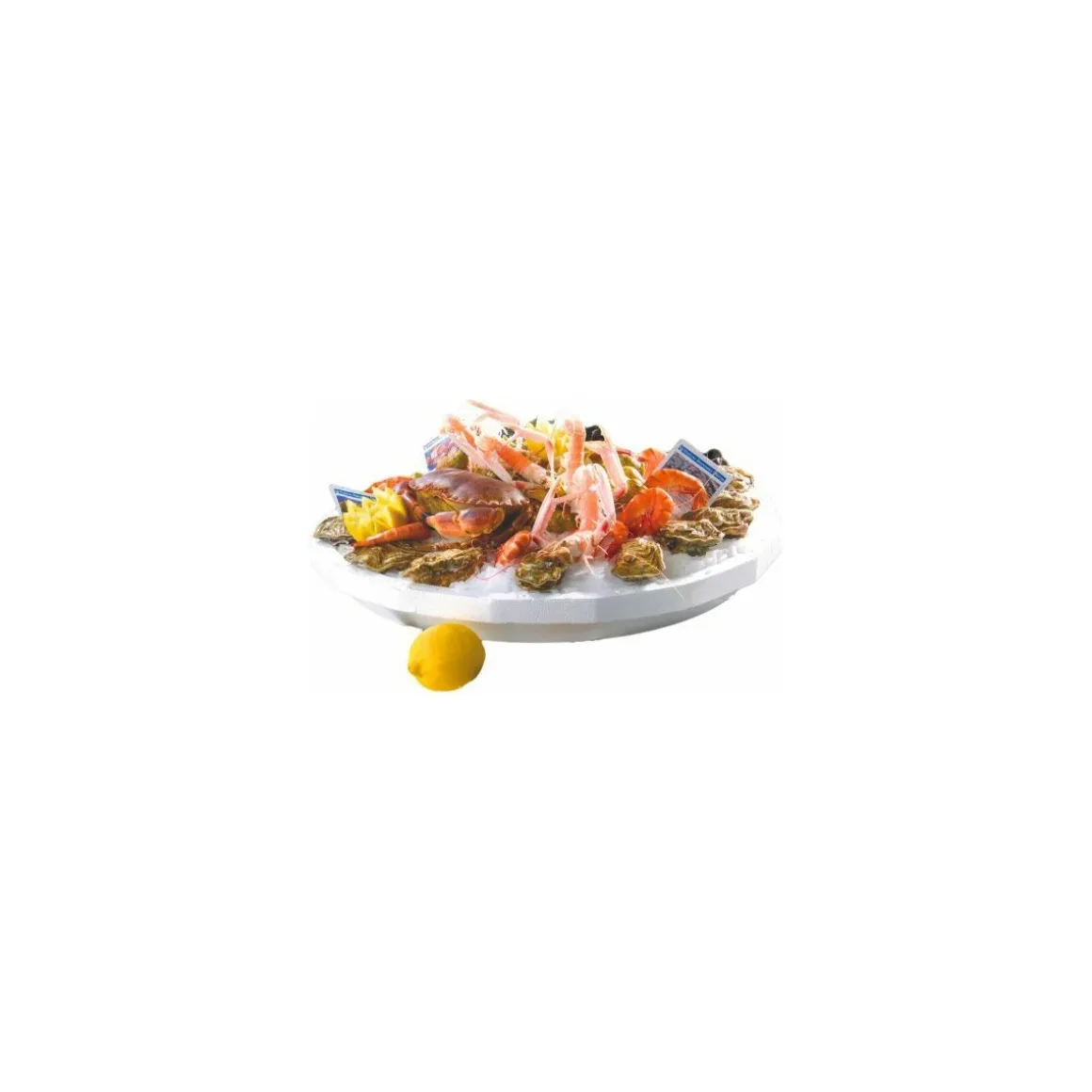 Plateau fruits de mer rond ø 35 cm - par 30