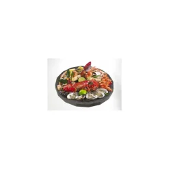 Plateau fruits de mer rond noir ø 35 cm - par 30