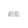 Plateau mélamine 3 compartiments 25 x 21 x 2,5 - par 6