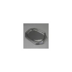 Plateau octogonal PET noir 350 x 250 mm - par 50
