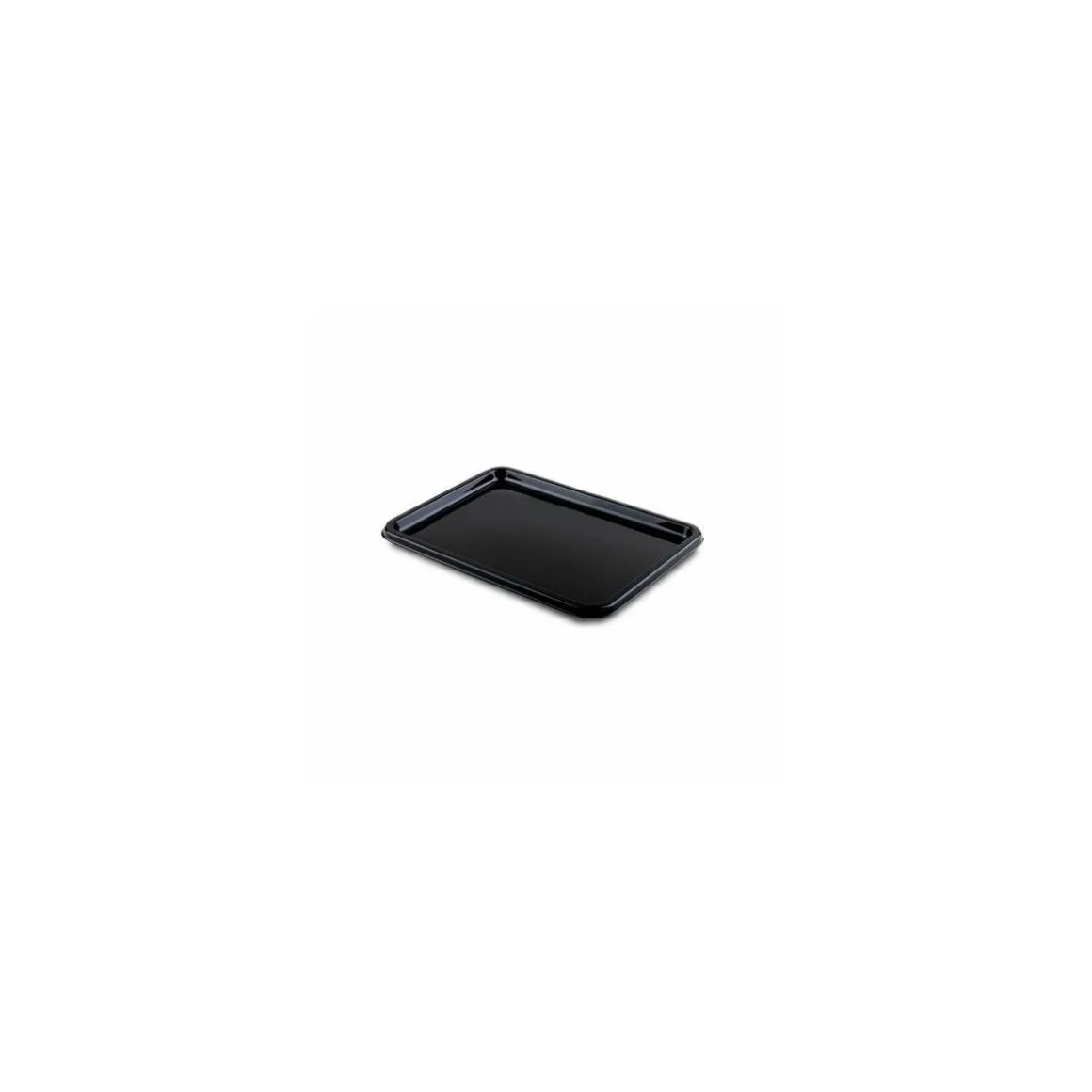 Plateau rectangulaire noir 46 x 30 cm - par 50