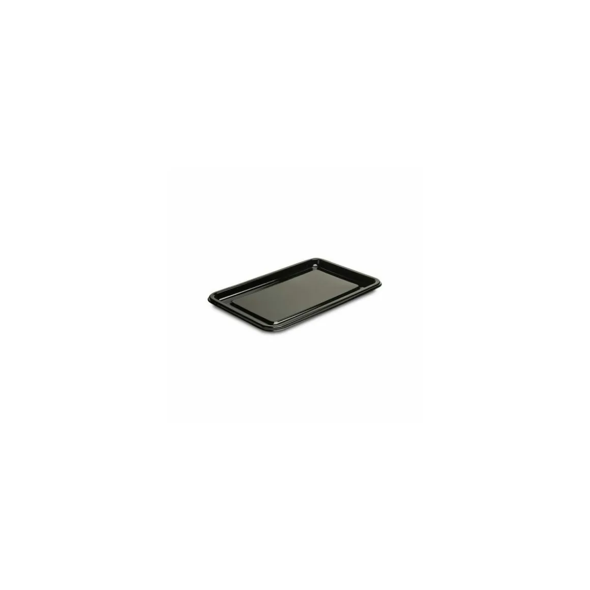 Plateau rectangulaire noir 46 x 30 cm - par 50