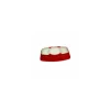 Plateau repas 5 compartiment plastique bordeaux 41,6 x 26 x 7,5 cm - par 15