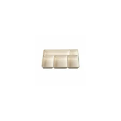 Plateau repas 5 compartiments PLA 29 x 22,4 x 3 cm - par 50