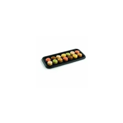 Plateau terrine noir PET 35 x 16 cm - par 50