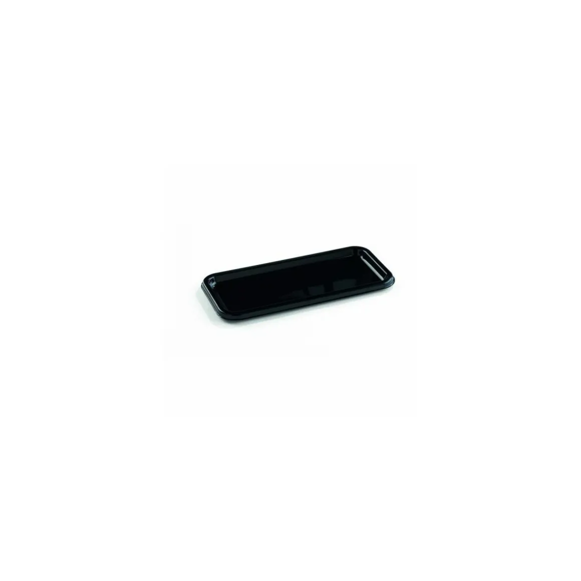 Plateau terrine noir PET 35 x 16 cm - par 50