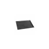 Plateau texturé ardoise ps noir 39,5 x 29,5 cm - par 10