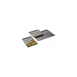 Plateau texturé ardoise ps noir 39,5 x 29,5 cm - par 10