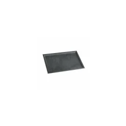 Plateau texturé ardoise ps noir 29,5 x 19,5 cm - par 10