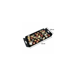 Plateau traiteur carton noir 42 x 28 cm- par 25