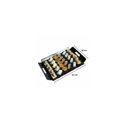 Plateau traiteur carton noir 34 x 25 cm- par 25