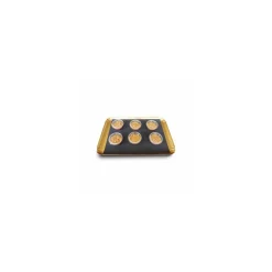 Plateau traiteur carton or 25 x 34 cm - par 25