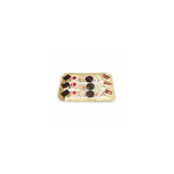 Plateau traiteur carton or 25 x 34 cm - par 25