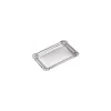 Plateau traiteur carton simple face argent 19 x 28 cm - par 25