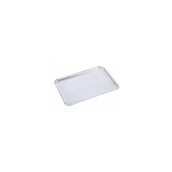 Plateau traiteur carton simple face argent 28 x 42 cm - par 25