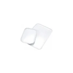 Plateau traiteur en carton 1 face blanc perle 42 x 28 cm - par 25