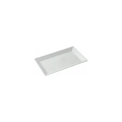 Plat glacière mélamine blanc 26 x 16,5 x 2 cm