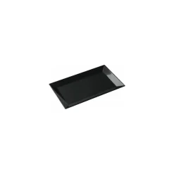 Plat glacière mélamine noir 26 x 16,5 x 2 cm